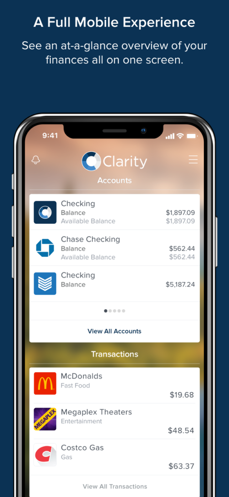 Clarity Money - Best grocery apps for saving money