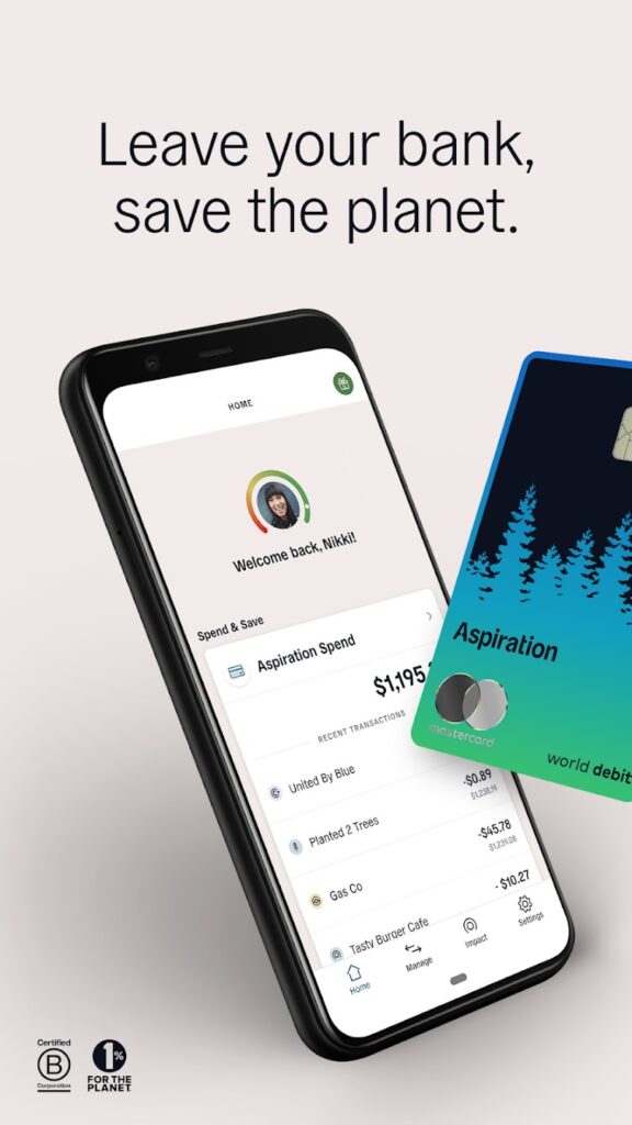 Apps Like Earnin: Aspiration 1